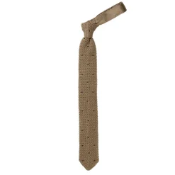Exclusively For Michael Jondral: Petronius Knit Tie "Pois" Made Of Pur