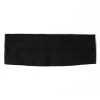 Exclusively For Michael Jondral: Black Cummerbund Made Of Pure Grosgra
