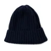 Exclusively For Michael Jondral: Dark Blue Knitted Cap Made Of Cashmer