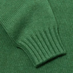 Exclusive To Michael Jondral: Green Scottish 4-Ply Cashmere Turtleneck