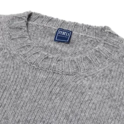 Exclusive To Michael Jondral: Flannel Grey 4-Ply Piuma Cashmere Sweate