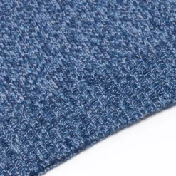 Exclusive To Michael Jondral: Denim Blue Scottish 3-Ply Mouline Cashme