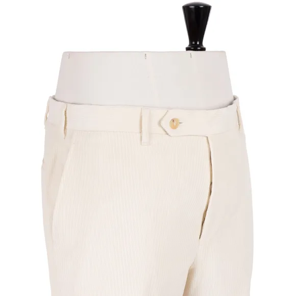 Exclusive To Michael Jondral: English Cotton-Corduroy Trousers With Iv