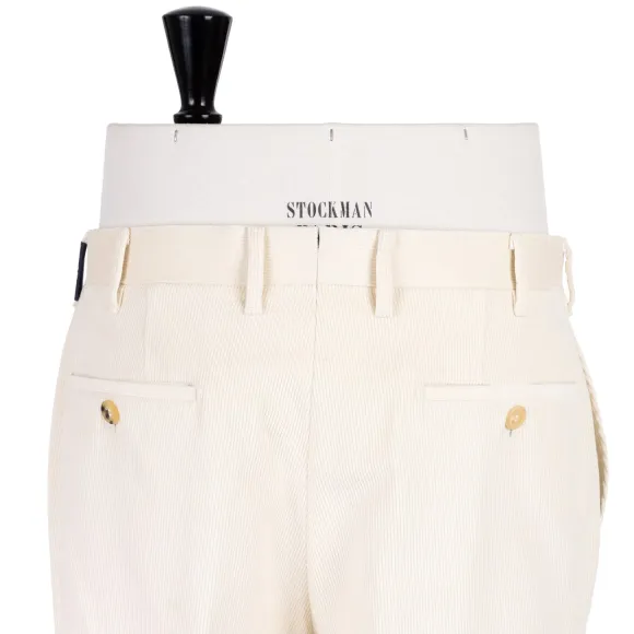 Exclusive To Michael Jondral: English Cotton-Corduroy Trousers With Iv