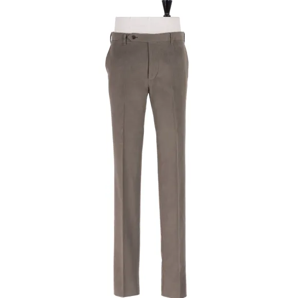 Exclusive To Michael Jondral: Khaki Green Trousers In English Cotton M