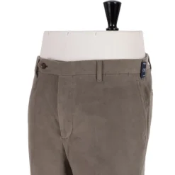 Exclusive To Michael Jondral: Khaki Green Trousers In English Cotton M