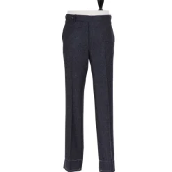 Exclusive To Michael Jondral: Grey Plaid Flannel Pants "Galles" In Pur
