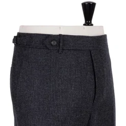 Exclusive To Michael Jondral: Grey Plaid Flannel Pants