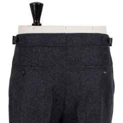 Exclusive To Michael Jondral: Grey Plaid Flannel Pants