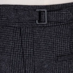 Exclusive To Michael Jondral: Grey Plaid Flannel Pants