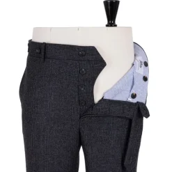 Exclusive To Michael Jondral: Grey Plaid Flannel Pants