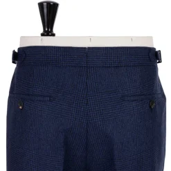 Exclusive To Michael Jondral: Blue Checked Flannel Pants 