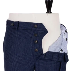 Exclusive To Michael Jondral: Blue Checked Flannel Pants 