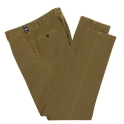 Exclusive To Michael Jondral: Olive Green Cotton Mix Winter Chino - Ro