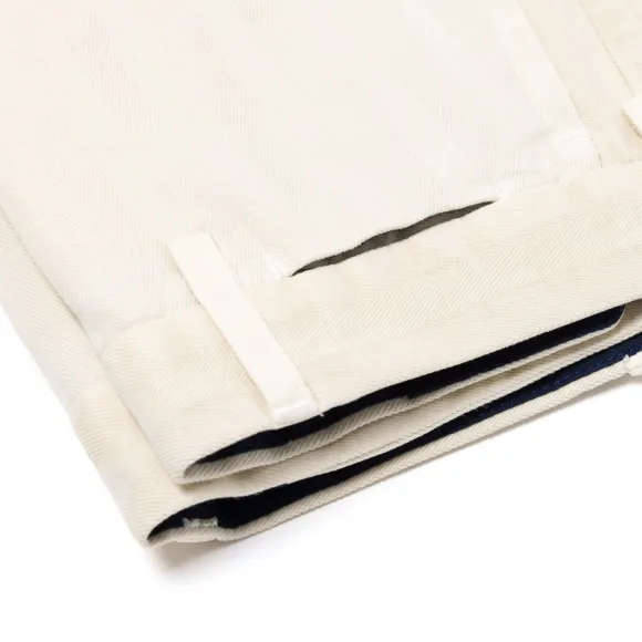 Exclusive To Michael Jondral: Ivory Cotton & Cashmere "Luxury Chino" P