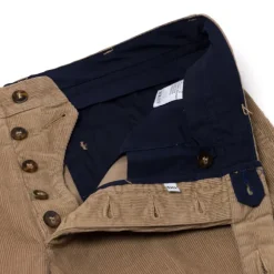 Exclusive To Michael Jondral: Sand-Colored Fine Corduroy Pants In 