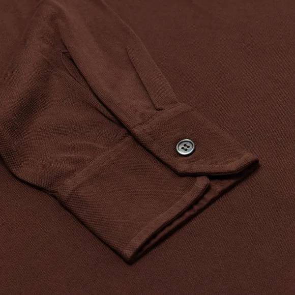 Exklusiv Fur Michael Jondral: Longsleeve-Polo "North" Aus Reiner Giza-