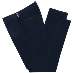 Exklusiv Fur Michael Jondral: Dunkelblaue Winter-Chino Aus Baumwollmix
