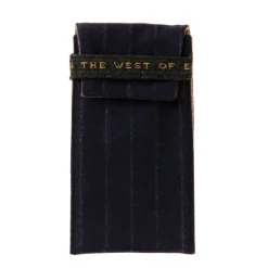 Fox Brothers X Mj: Spectacle Case "Fox Soft Case" Made Of Pure Wool