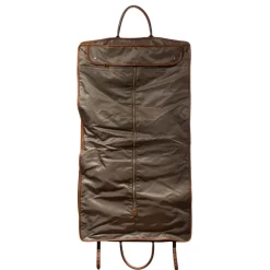 Garment Bag "Traveller" Made Of Felisi Nylon And Saddle Leather