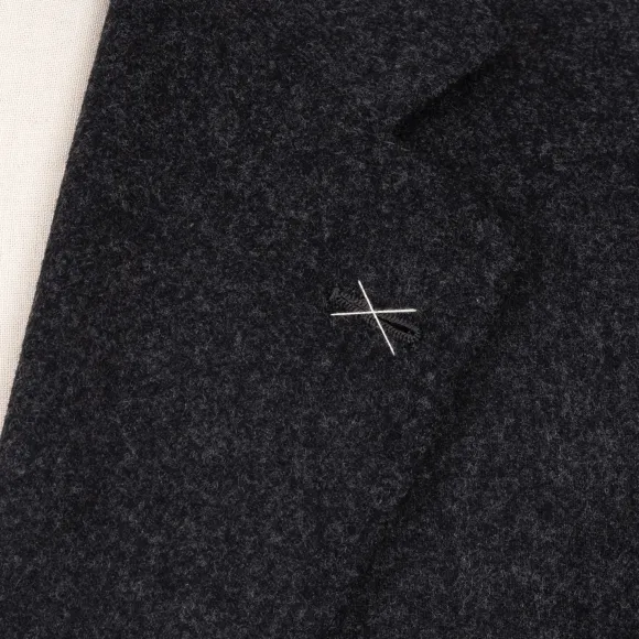 Gentry Flannel Suit Made Of Pure Wool By Drago - Handmade
