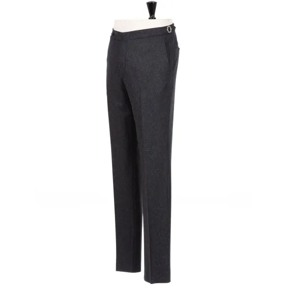 Gentry Flannel Suit Made Of Pure Wool By Drago - Handmade