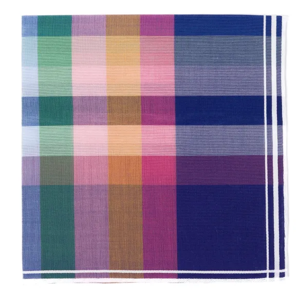 Giverny Satin Pocket Square Made Of Pure Cotton