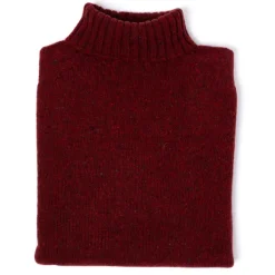 Glenugie X Mj: Pure Wool "Donegal Polo Jumper" Sweater - Supersoft Lam