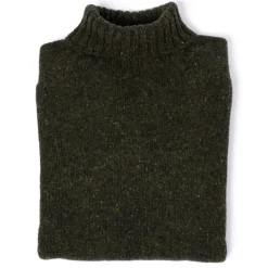 Glenugie X Mj: Pure Wool "Donegal Polo Jumper" Sweater - Supersoft Lam