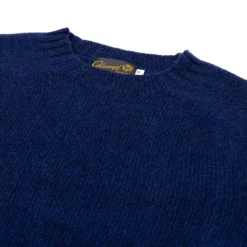 Glenugie X Mj: Pure Wool Round Jumper Sweater - Pure Soft Shetland