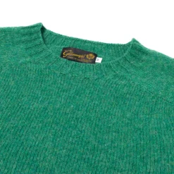 Glenugie X Mj: Pure Wool Round Jumper Sweater - Pure Soft Shetland