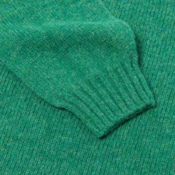 Glenugie X Mj: Pure Wool Round Jumper Sweater - Pure Soft Shetland