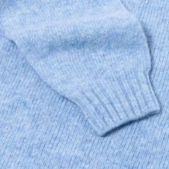 Glenugie X Mj: Pure Wool Round Jumper Sweater - Pure Soft Shetland
