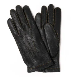 Glove "Auerberg" Made Of Peccary Leather With Cashmere Lining - Hand S