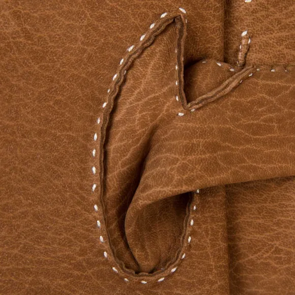 Glove "Baden" Made Of Calf Nubuck With Cashmere Lining - Hand Sewn