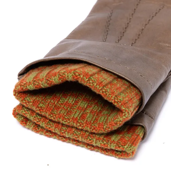 Glove "Graz" Made Of Goatskin With Cashmere Lining - Hand Sewn