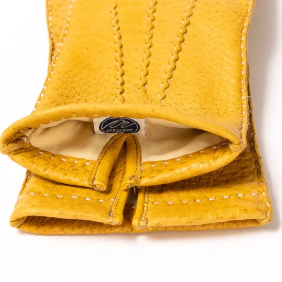 Glove "Hofburg" Made Of Peccary Leather With Deer Leather Lining - Han