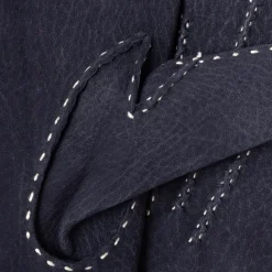 Gloves "Baden" Made Of Calf Nubuck With Cashmere Lining - Hand Sewn