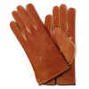 Gloves "Belvedere" Made Of Deerskin With Cashmere Lining - Hand Sewn