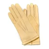 Gloves "Offizier" Made Of Beige Deerskin