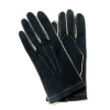 Gloves "Offizier" Made Of Blue Deerskin