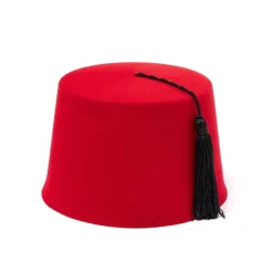 Hat "The Fez" Made Of Rabbit Felt - Handmade For Gentlemen