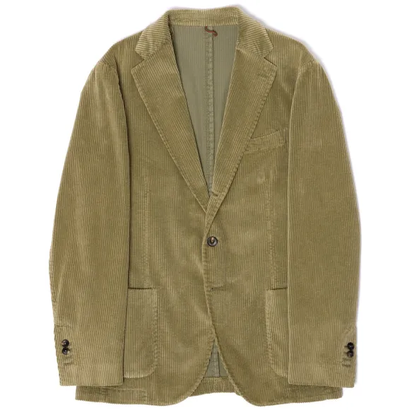 I Capresi X Mj: "Arte D'Epoca" Jacket In Washed Cotton Corduroy