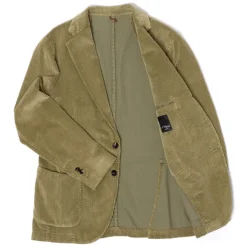 I Capresi X Mj: "Arte D'Epoca" Jacket In Washed Cotton Corduroy