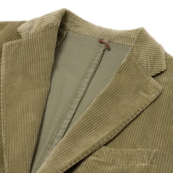 I Capresi X Mj: "Arte D'Epoca" Jacket In Washed Cotton Corduroy