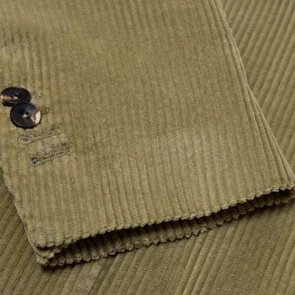 I Capresi X Mj: "Arte D'Epoca" Jacket In Washed Cotton Corduroy