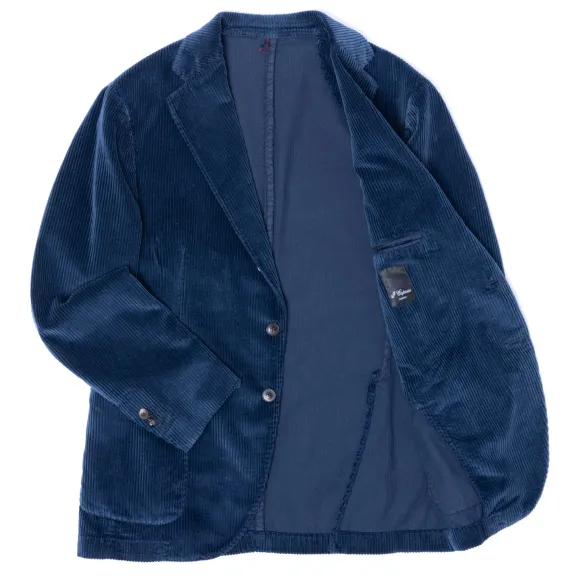 I Capresi X Mj: "Arte D'Epoca" Jacket In Washed Cotton Corduroy