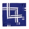 Ink Blue Handkerchief "Picasso" Made Of Pure Cotton