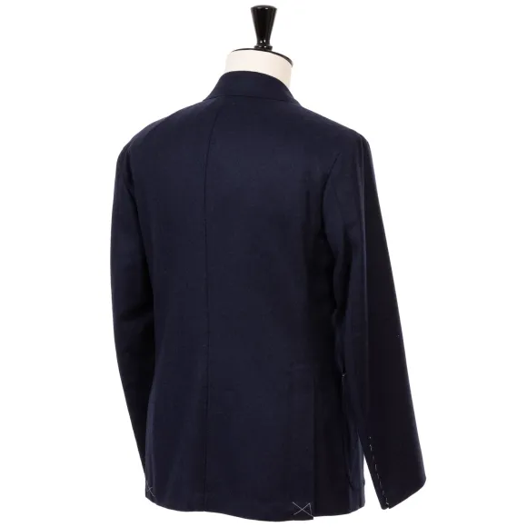Jacket "Bombato Elegante" Made Of Pure Wool Flannel From Standeven - P