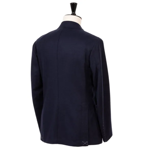 Jacket "Bombato Elegante" Made Of Pure Wool Flannel From Standeven - P